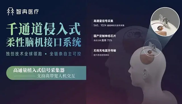 智冉医疗千通道侵入式脑机接口系统重磅首发!央视、新华社等权威媒体争相报道